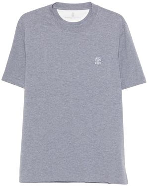 Brunello Cucinelli T-Shirts & Vests - Blue