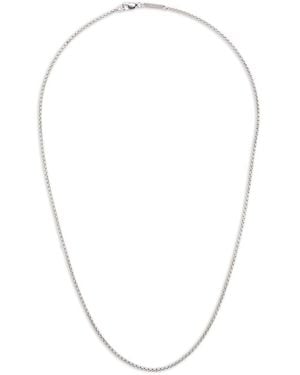 Tom Wood Lee Chain Slim Necklace - Metallic