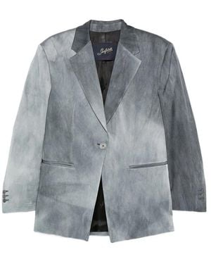 The Seafarer Button-Fastening Blazer - Grey