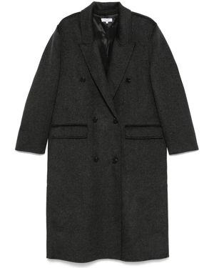 Sporty & Rich Double Faced Db Coat - Black