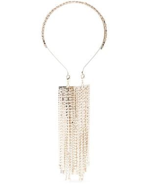 Rosantica Amarena Fringe Necklace - White