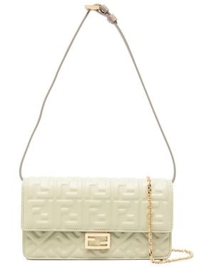 Fendi Baguette Cross Body Bag - Metallic