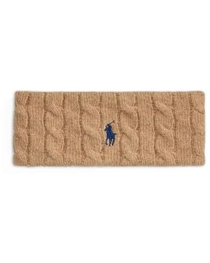 Ralph Lauren Cable-Knit Head Band - Natural
