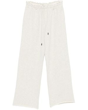 Facon Jacmin Pipa Drawstring-Waist Track Trousers - White