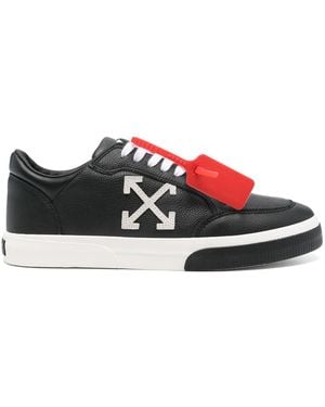 Off-White c/o Virgil Abloh New Low Vulcanized Sneakers - Red