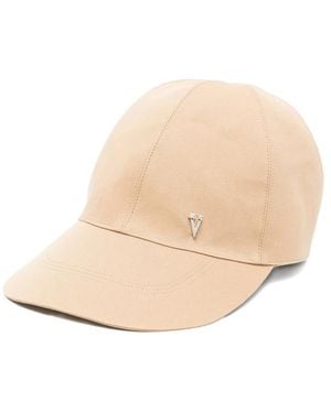 YVMIN Hair-Tie Logo-Applique Baseball Cap - Natural