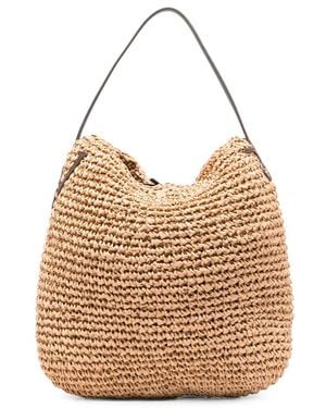 JW Anderson Large Bulg Woven Tote Bag - Natural