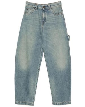 DARKPARK Faded Hammer-Loop Jeans - Blue