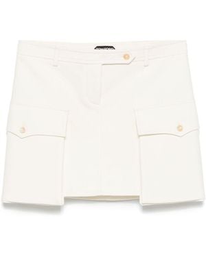 Tom Ford Cotton Mini Skirt - Natural