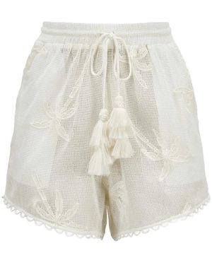 FARM Rio Mini Shorts - Natural
