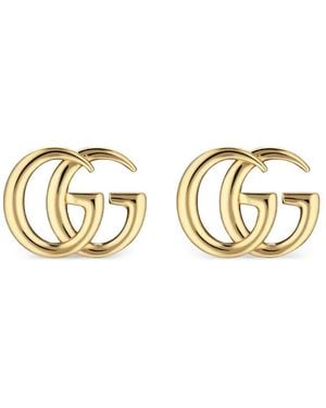 Gucci Gg-Marmont Stud Earrings - Metallic