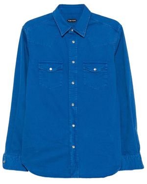 Tom Ford Shirts - Blue