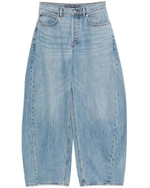 Alexander Wang Crystal-Embellished Jeans - Blue