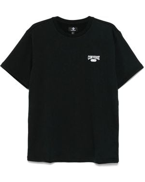 Converse Logo-Print T-Shirt - Black