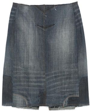 Facon Jacmin Julie Midi Skirt - Grey