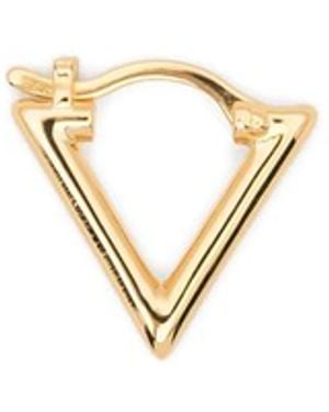 LAG World Mini Lil Triangle Earring - Metallic