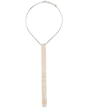 Tom Ford Pendant-Detail Necklace - White
