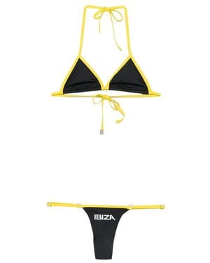 The Attico Triangle Bikini Top - Metallic