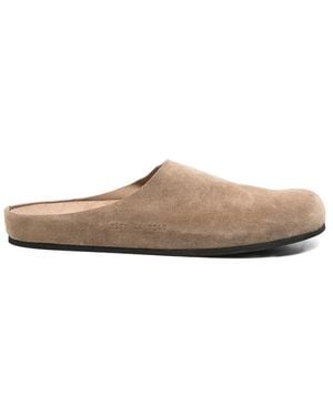 Common Projects Suede Clogs - Brown