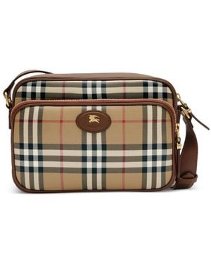 Burberry Neutrals Messenger Bags - Brown