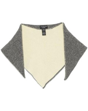 B.B. Wallace B. B. Wallace Triangular Knitted Scarf - Natural