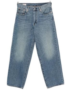 Levi's Faded Straight-Leg Jeans - Blue