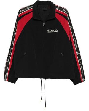 Willy Chavarria Logo-Tape Jacket - Black