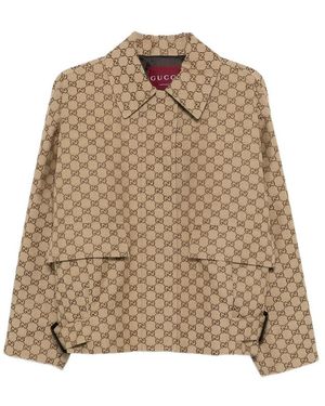 Gucci Neutrals Jackets - Natural