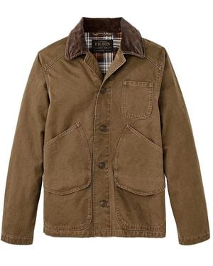 Filson Corduroy-Collar Cotton Jacket - Green