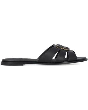 Pinko Love Birds Cut-Out Sandals - Black