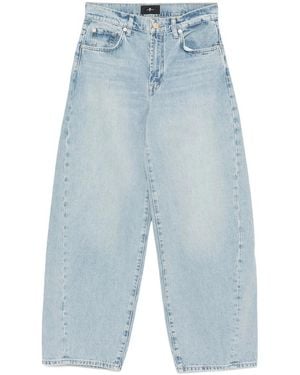 7 For All Mankind Bonnie Curvilinear Jeans - Blue