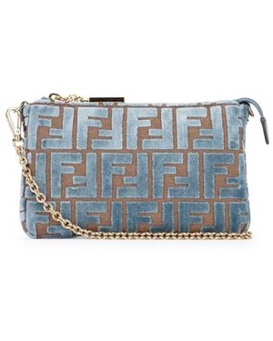 Fendi Baguette Clutch Bag - Blue