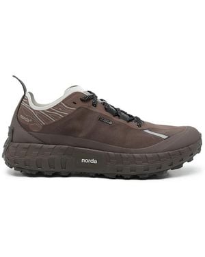 Norda 001A Lace-Up Trainers - Brown