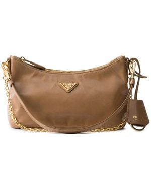 Prada Leather Shoulder Bag - Brown