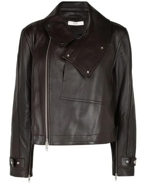 Co. Flying Leather Jacket - Black