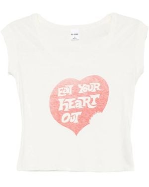 RE/DONE Graphic-Print T-Shirt - White