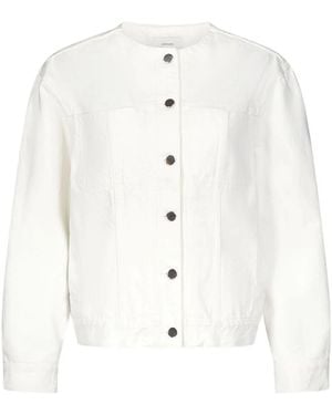 Loulou de Saison Rima Patch-Pocket Jacket - White