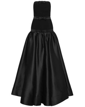 Rebecca Vallance Dress Satin - Black