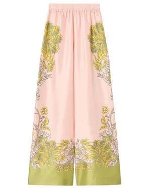 La DoubleJ Palazzo Pant Swathe Silk - Yellow