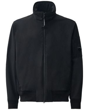 C.P. Company C. P. Company Lens-Detail Zip-Up Jacket - Black