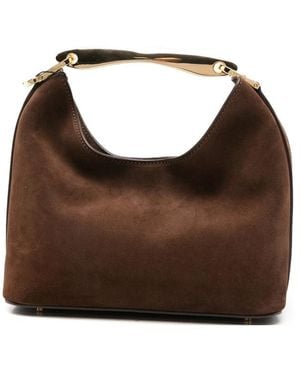 Elleme Small Boomerang Suede Tote Bag - Brown