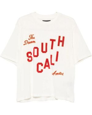 Amiri Logo-Print T-Shirt - White