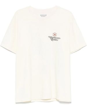 MIDNIGHT RODEO Logo-Print T-Shirt - White