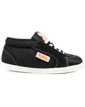PDF Sk8 Topstitched Lace-Up Sneakers - Black