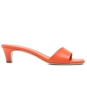 Ferragamo Slip-On Open-Toe Shoes Lisie - Red