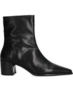 Vagabond Shoemakers Pointed-Toe Block-Heel Boots - Black