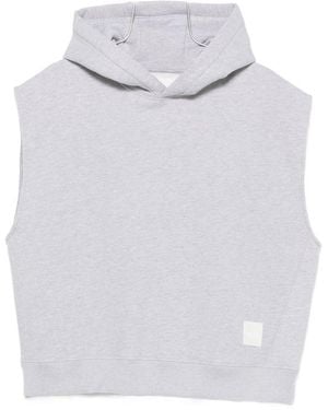 Woc Sleeveless Hoodie - White