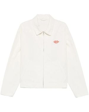 KENZO Loves Graphic-Print Zip-Up Jacket - White