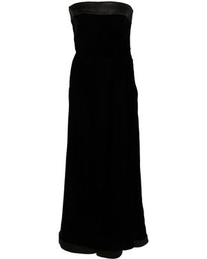 Giorgio Armani Velvet Jumpsuit - Black