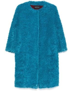 Gianluca Capannolo Wool-Blend Coat - Blue
